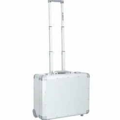 New Alumaxx 2-Rollen Businesstrolley Laptopfach 37 cm silber matt