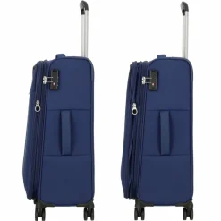 American Tourister Koffersets Als Weichgepäck|Koffersets 3-Teilig<Blazing Ride 4 Rollen Kofferset 3-teilig mit Dehnfalte navy-orange