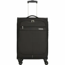 American Tourister Deep Dive 4 Rollen Trolley 67 cm mit Dehnfalte black-grey