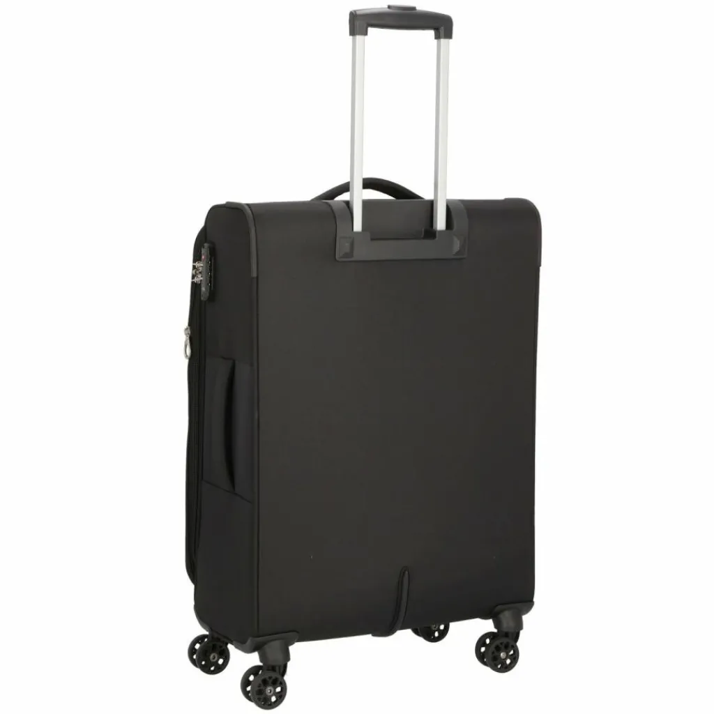 American Tourister Deep Dive 4 Rollen Trolley 67 cm mit Dehnfalte black-grey