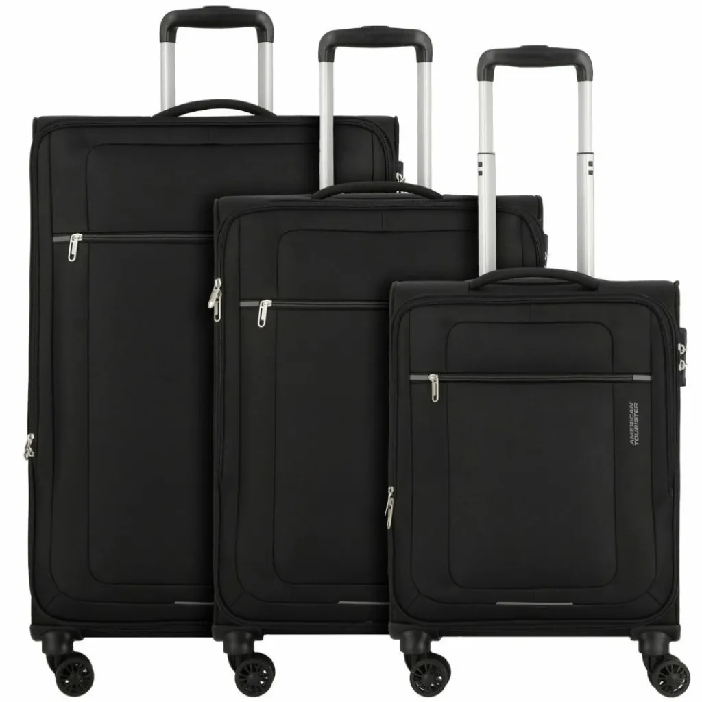 American Tourister Koffersets Als Weichgepäck|Koffersets 3-Teilig<Rampup 4 Rollen Kofferset 3-teilig black