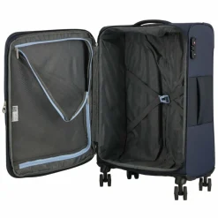 Sale American Tourister Rampup 4 Rollen Kofferset 3-teilig navy