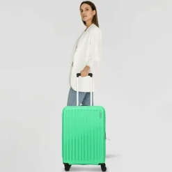 American Tourister Hartgepäck|4-Rollen Koffer<Rejoy 4 Rollen Trolley 68 cm jade green