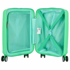 American Tourister Kinder Koffer<Soundbox Mini 4 Rollen Kindertrolley 47 cm bright green
