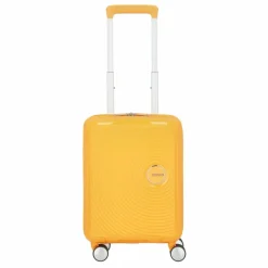 American Tourister Kinder Koffer<Soundbox Mini 4 Rollen Kindertrolley 47 cm golden yellow