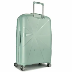 American Tourister 4-Rollen Koffer|Hartgepäck<Starvibe 4 Rollen Trolley 77 cm mit Dehnfalte metallic surf blue