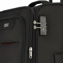 Sale American Tourister Street Roll 4 Rollen Kofferset 3-teilig mit Dehnfalte black
