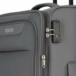 New American Tourister Street Roll 4 Rollen Kofferset 3-teilig mit Dehnfalte grey