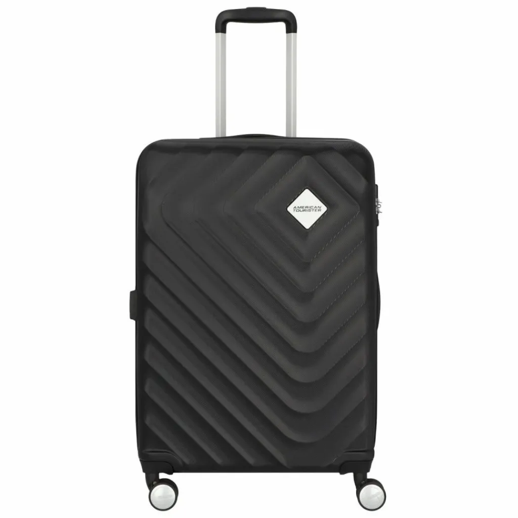 Outlet American Tourister Summer Square 4 Rollen Trolley 67 cm mit Dehnfalte black