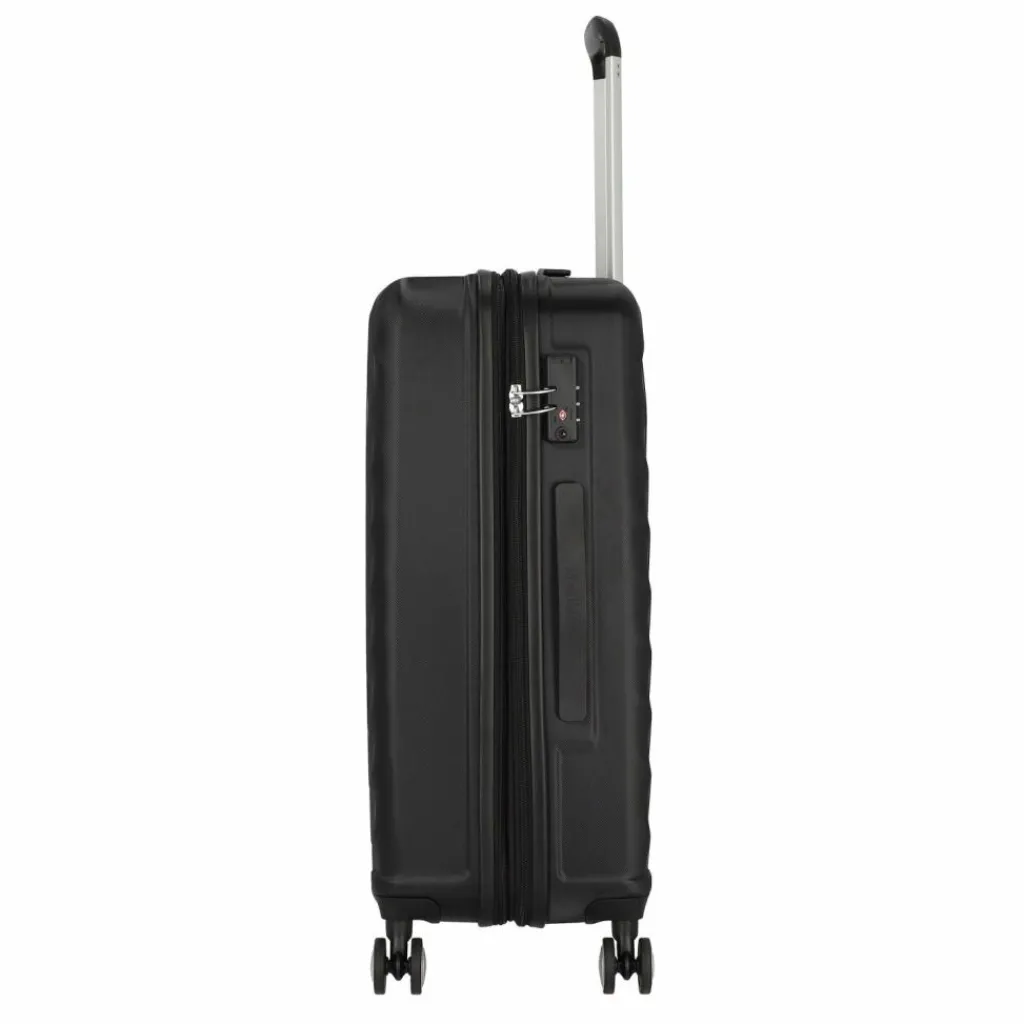 Outlet American Tourister Summer Square 4 Rollen Trolley 67 cm mit Dehnfalte black