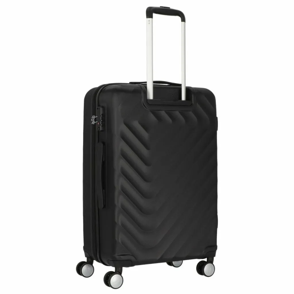 Outlet American Tourister Summer Square 4 Rollen Trolley 67 cm mit Dehnfalte black