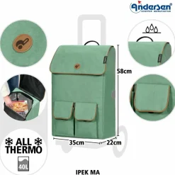 Andersen Shopper Royal Shopper Ipek Ma Einkaufstrolley 58 cm