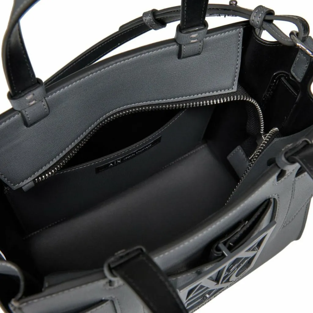 Armani Exchange Henkeltaschen<Handtasche 24 cm chill steel