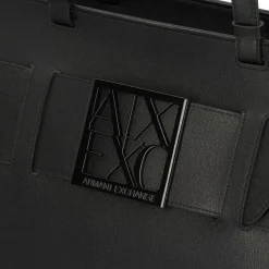 Armani Exchange Shopper|Schultertaschen<Shopper Tasche 34.5 cm nero