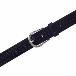 b.belt Damengürtel<Gürtel Leder navy