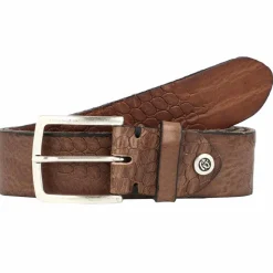b.belt Herrengürtel<Gürtel Leder schlamm-grau