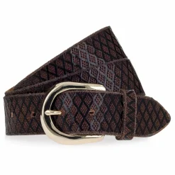 Outlet b.belt Gürtel Leder dunkelbraun