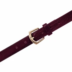 b.belt Damengürtel<Gürtel Leder dunkelrot