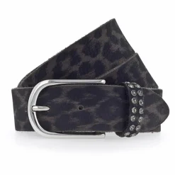 b.belt Damengürtel<Leora Gürtel Leder anthrazit schwarz