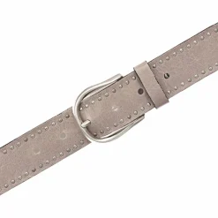 Damen b.belt Nietengürtel Leder