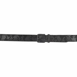 Discount b.belt Nietengürtel Leder schwarz