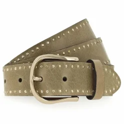 Damen b.belt Nietengürtel Leder