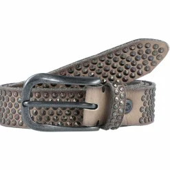 Damen b.belt Nietengürtel Leder