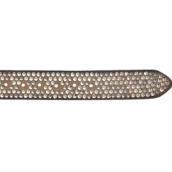 Sale b.belt Nietengürtel Leder beige