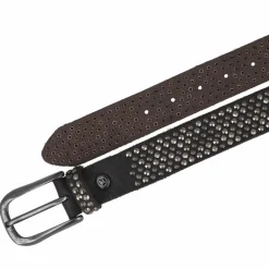 Damen b.belt Nietengürtel Leder