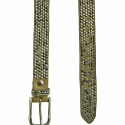 Online b.belt Nietengürtel Leder 95 cm schwarz