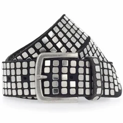 Herren b.belt Quinn Nietengürtel Leder