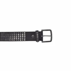 Outlet b.belt Quinn Nietengürtel Leder schwarz