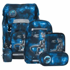 Discount Beckmann Norway Classic Maxi Schulranzen-Set 6-teilig tech rex