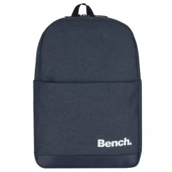 Best Bench Classic Daypack 42 cm Laptopfach dunkelblau weiß