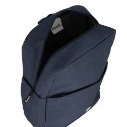 Best Bench Classic Daypack 42 cm Laptopfach dunkelblau weiß