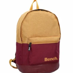 New Bench Classic Rucksack 42 cm Laptopfach ocker-brombeer