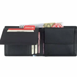 Sale Bench Geldbörse RFID Leder 11 cm schwarz