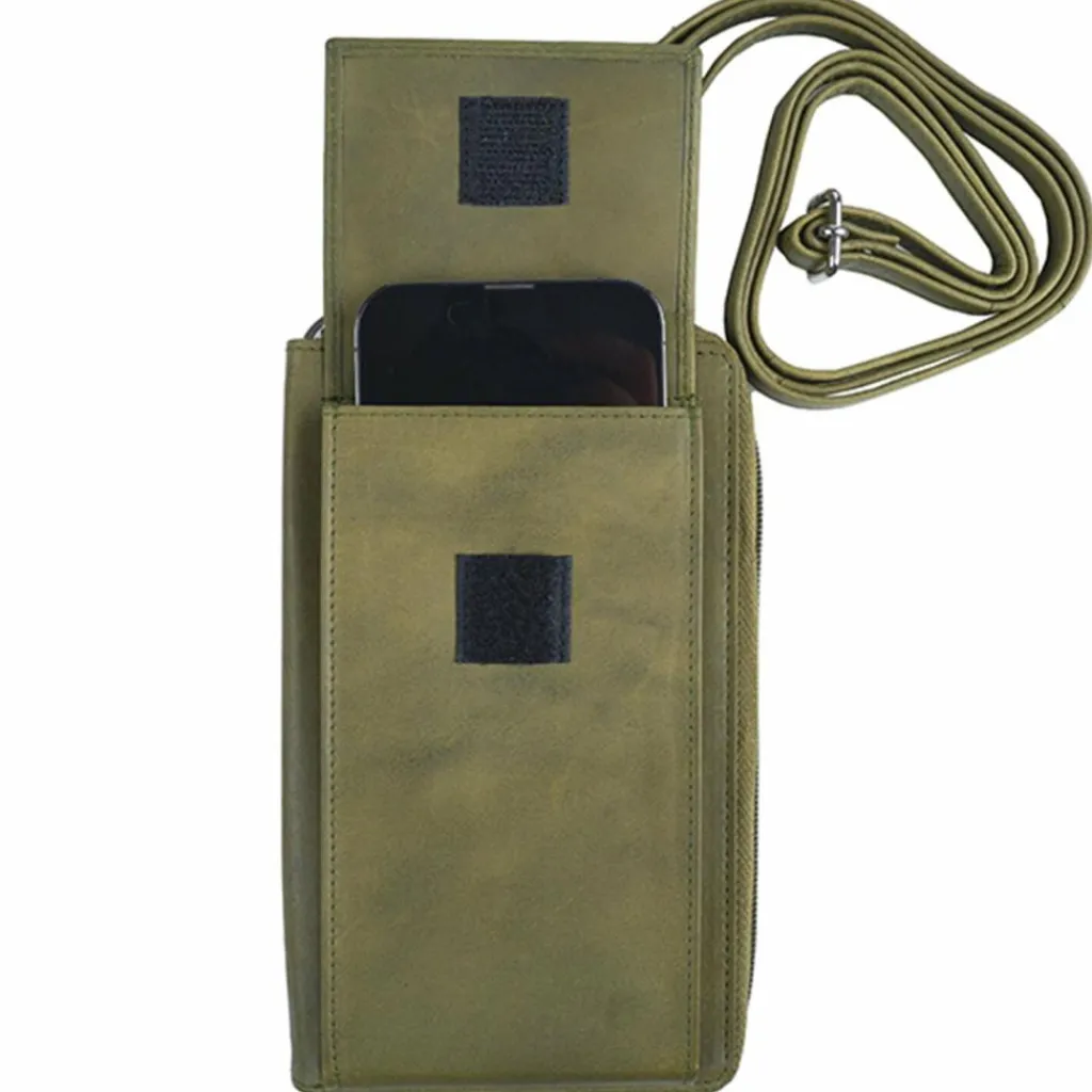 Bench Handytaschen<Handytasche Leder 11 cm oliv