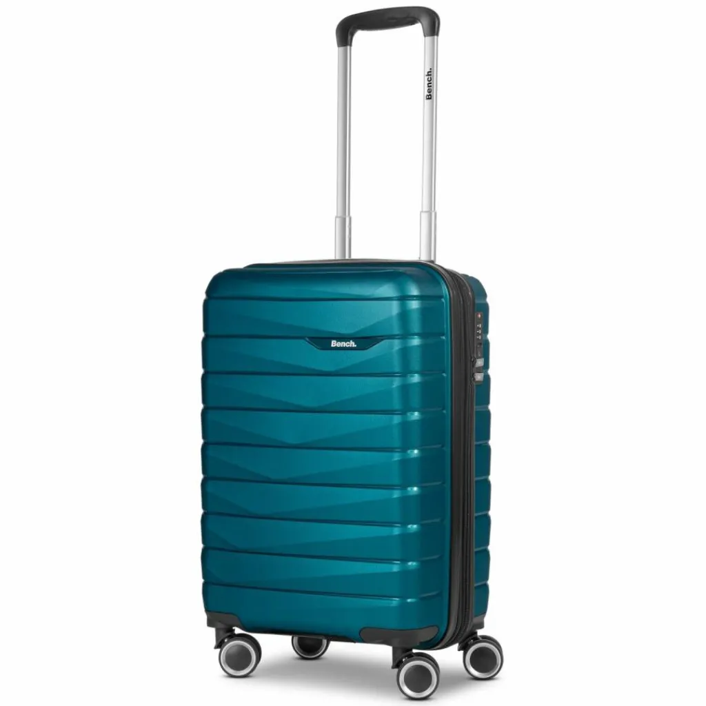 Discount Bench Paris 4 Rollen Kabinentrolley S 55 cm mit Dehnfalte arctic-petrol