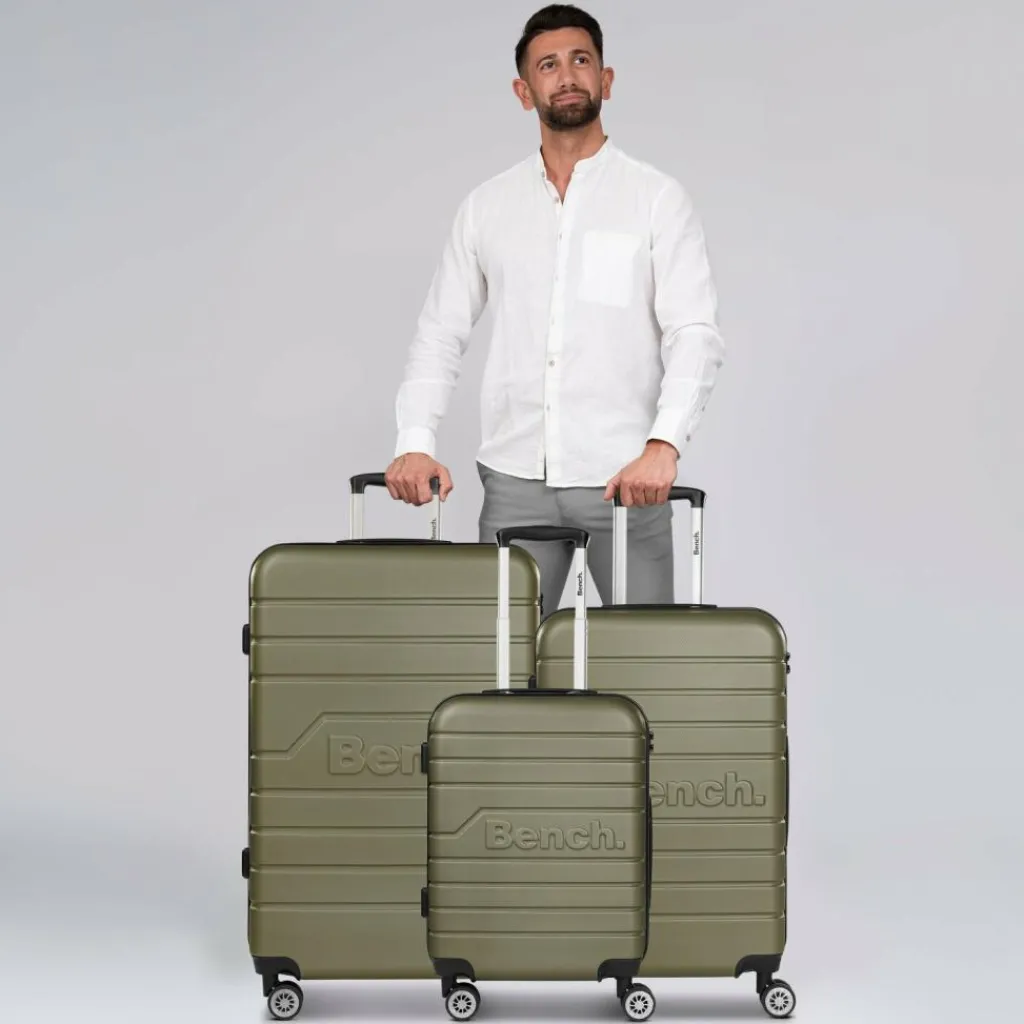 Bench Koffersets Als Hartgepäck|Koffersets 3-Teilig<Seattle 4 Rollen Kofferset 3-teilig dark-olive