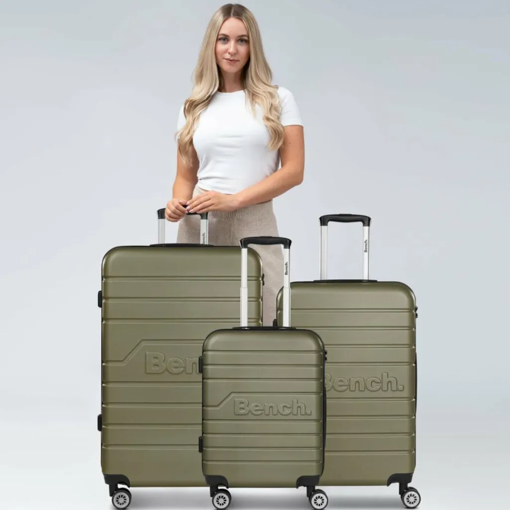 Bench Koffersets Als Hartgepäck|Koffersets 3-Teilig<Seattle 4 Rollen Kofferset 3-teilig dark-olive