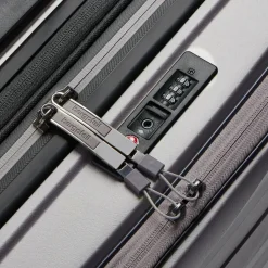 Bergpfeil Hartgepäck Kabinengepäck|4-Rollen Kabinentrolleys<Travel 4 Rollen Kabinentrolley 55 cm Laptopfach mit Dehnfalte arctic silver metallic