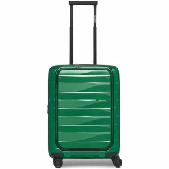 Bergpfeil Hartgepäck Kabinengepäck|4-Rollen Kabinentrolleys<Travel 4 Rollen Kabinentrolley 55 cm Laptopfach mit Dehnfalte emerald green metallic