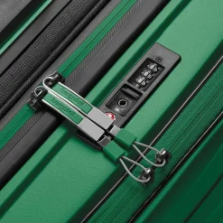 Bergpfeil Hartgepäck Kabinengepäck|4-Rollen Kabinentrolleys<Travel 4 Rollen Kabinentrolley 55 cm Laptopfach mit Dehnfalte emerald green metallic