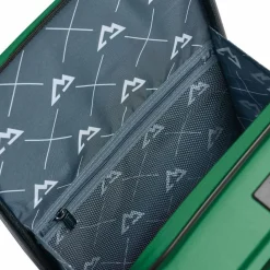 Bergpfeil Hartgepäck Kabinengepäck|4-Rollen Kabinentrolleys<Travel 4 Rollen Kabinentrolley 55 cm Laptopfach mit Dehnfalte emerald green metallic