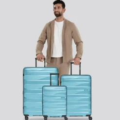 Bergpfeil Travel 4-Rollen Kofferset 3-tlg. mit Dehnfalte