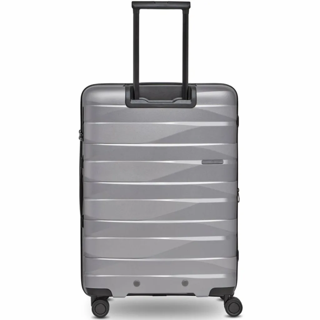Hot Bergpfeil Travel 4-Rollen Kofferset 3-tlg. mit Dehnfalte arctic silver metallic