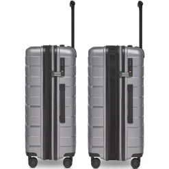 Hot Bergpfeil Travel 4-Rollen Kofferset 3-tlg. mit Dehnfalte arctic silver metallic