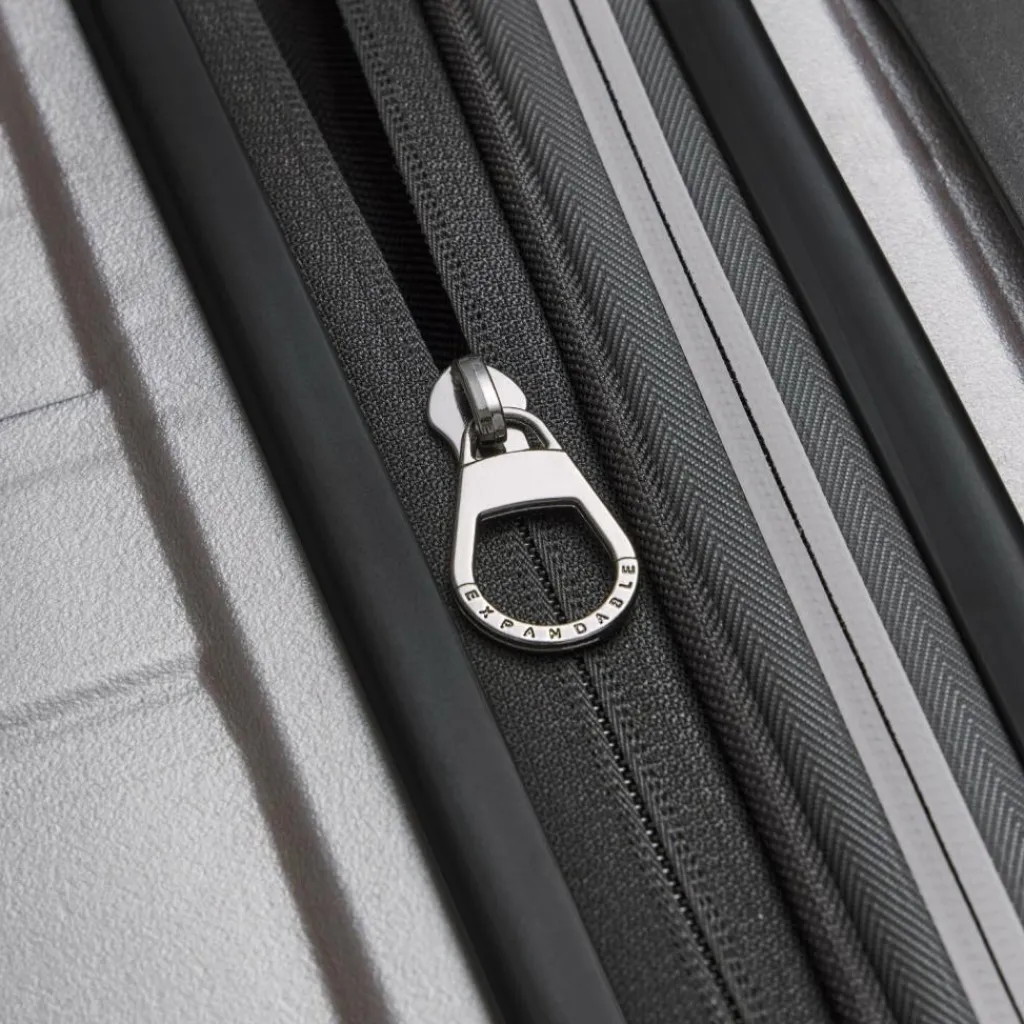 Hot Bergpfeil Travel 4-Rollen Kofferset 3-tlg. mit Dehnfalte arctic silver metallic