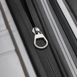 Bergpfeil Hartgepäck Kabinengepäck|4-Rollen Kabinentrolleys<Travel 4-Rollen Kabinentrolley S 55 cm mit Dehnfalte arctic silver metallic